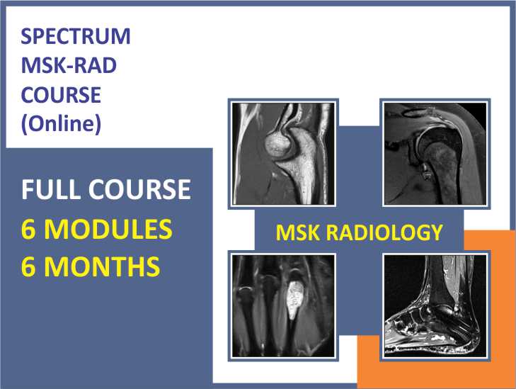 Spectrum MSK RAdiology Full course